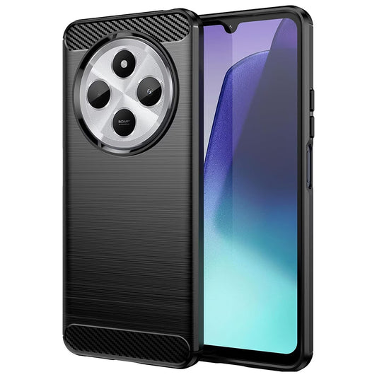 Kuori Xiaomi Poco C75 / Redmi 14C:lle, Techsuit, Hiili, Musta