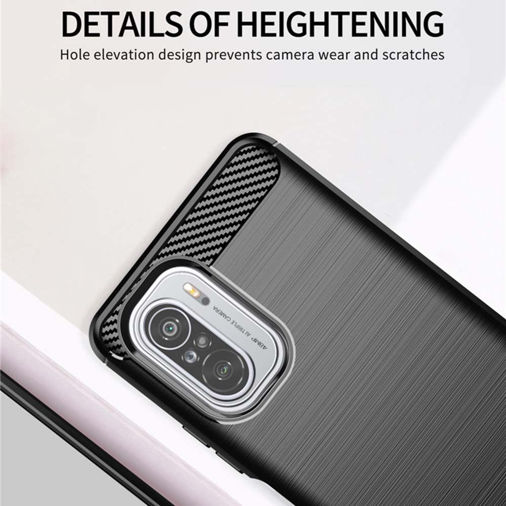 Kuori Xiaomi Poco F3 / Mi 11i:lle, Techsuit, Hiili, Musta