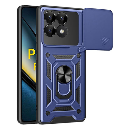 Kuori Xiaomi Poco F6 Pro:lle, Techsuit, CamShield, Sininen