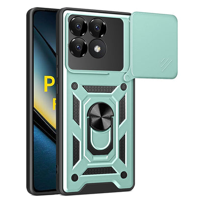 Kuori Xiaomi Poco F6 Pro:lle, Techsuit, CamShield, Vihreä