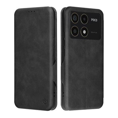 Kuori Xiaomi Poco F6 Pro:lle, Techsuit, Safe Wallet Plus, Musta