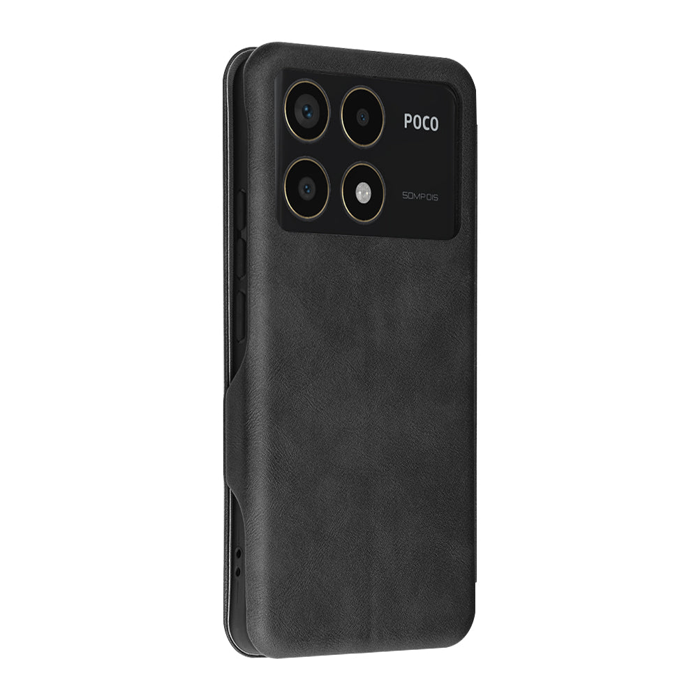 Kuori Xiaomi Poco F6 Pro:lle, Techsuit, Safe Wallet Plus, Musta