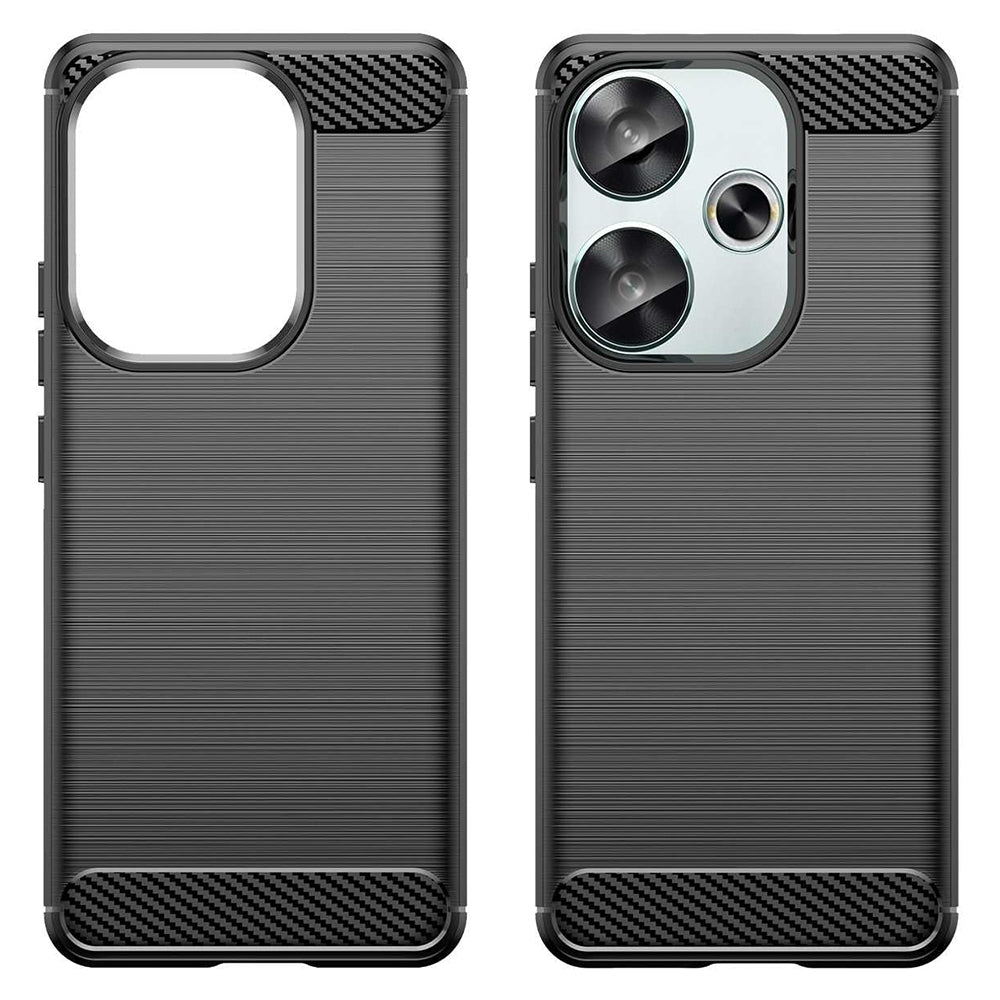 Kuori Xiaomi Poco F6:lle, Techsuit, Hiili, Musta
