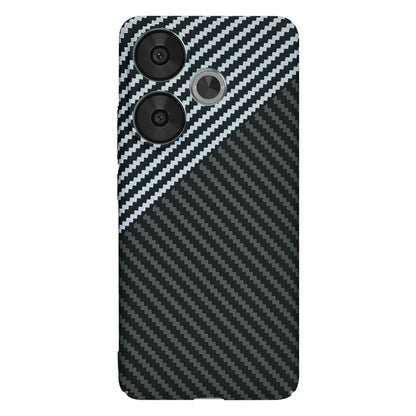 Case for Xiaomi Poco F6, Techsuit, Carbonite FiberShell, Black Gray