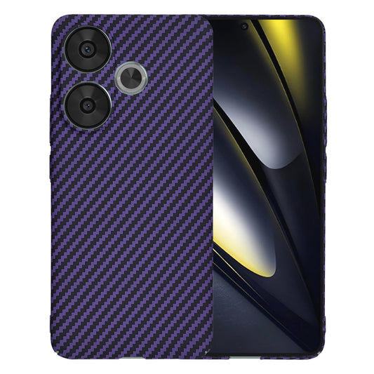 Kuori Xiaomi Poco F6:lle, Techsuit, Carbonite FiberShell, Violetti