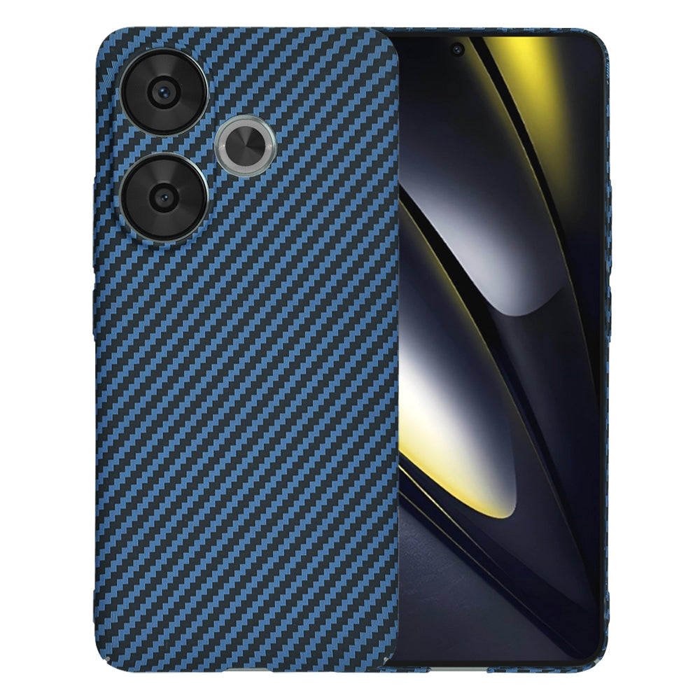 Case for Xiaomi Poco F6, Techsuit, Carbonite FiberShell, Turquoise