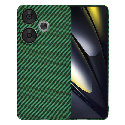 Case for Xiaomi Poco F6, Techsuit, Carbonite FiberShell, Green