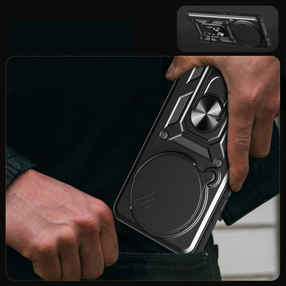 Kuori Xiaomi Poco F7 Pro:lle, Techsuit, CamShield, Musta