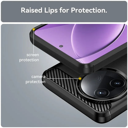 Kuori Xiaomi Poco F7 Pro:lle, Techsuit, Hiili, Musta