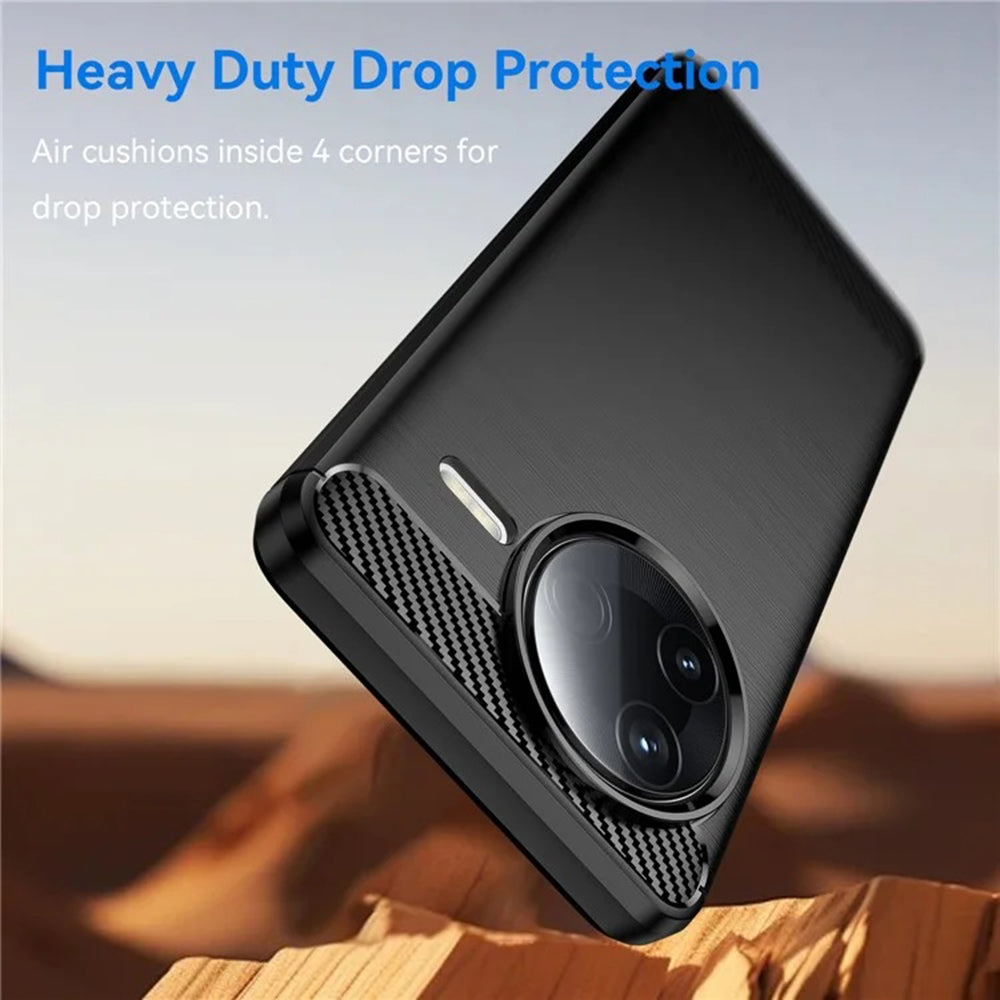 Kuori Xiaomi Poco F7 Pro:lle, Techsuit, Hiili, Musta