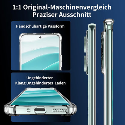 Case for Xiaomi Poco F7 Pro, Techsuit, Shockproof Clear, Transparent