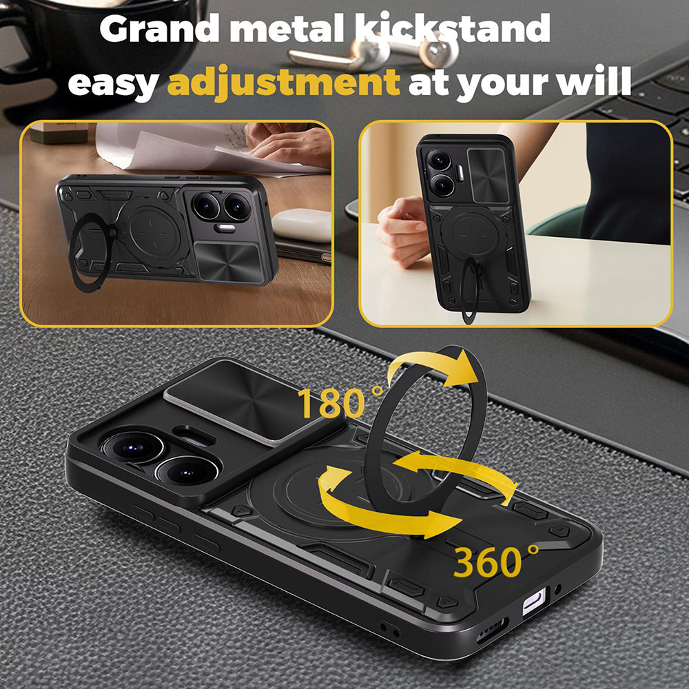 Kuori Xiaomi Poco F7:lle, Techsuit, CamGuard Pro, Sininen