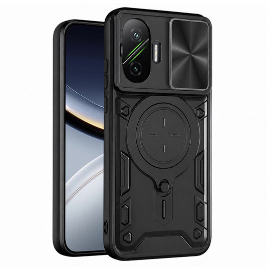 Kuori Xiaomi Poco F7:lle, Techsuit, CamGuard Pro, Musta