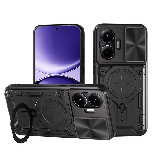 Kuori Xiaomi Poco F7:lle, Techsuit, CamGuard Pro, Musta