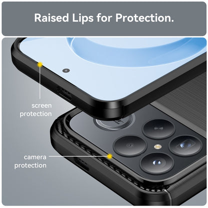 Suojakotelo Xiaomi Poco F8 Ultra, Techsuit, Carbon, Musta