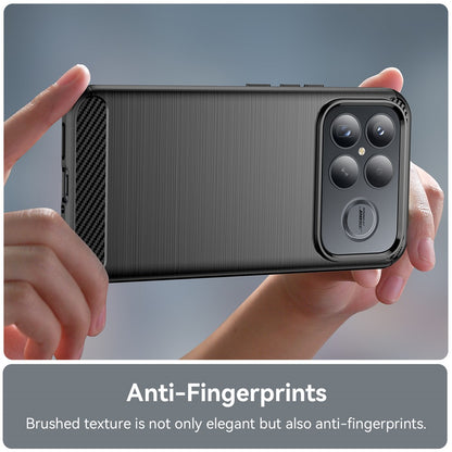 Suojakotelo Xiaomi Poco F8 Ultra, Techsuit, Carbon, Musta