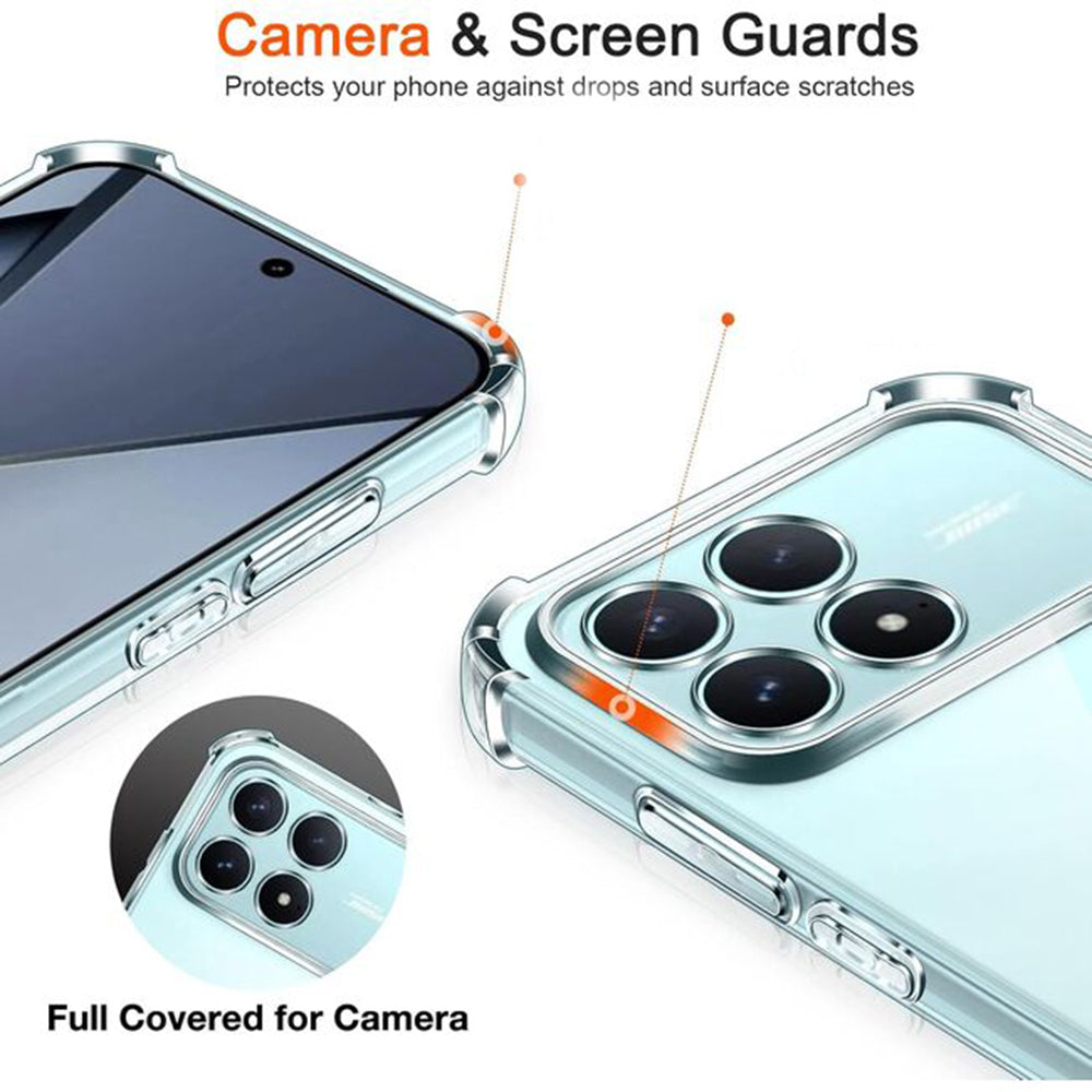 Suojakotelo Xiaomi Poco F8 Ultra, Techsuit, Iskunkestävä Kirkas, Läpinäkyvä