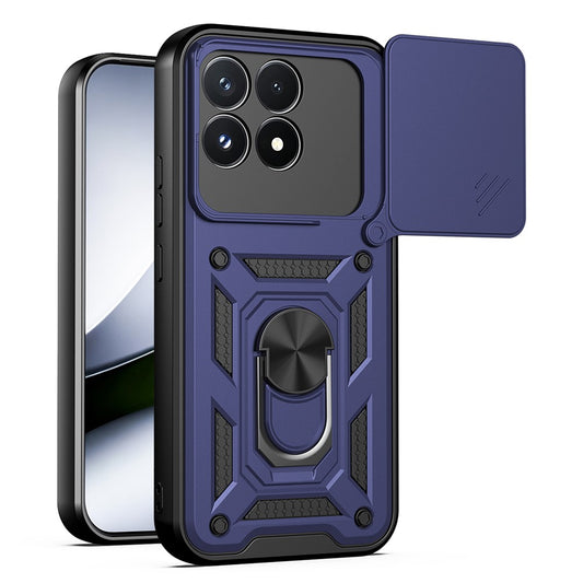 Kuori Xiaomi Poco F9 Pro:lle, Techsuit, CamShield, Sininen