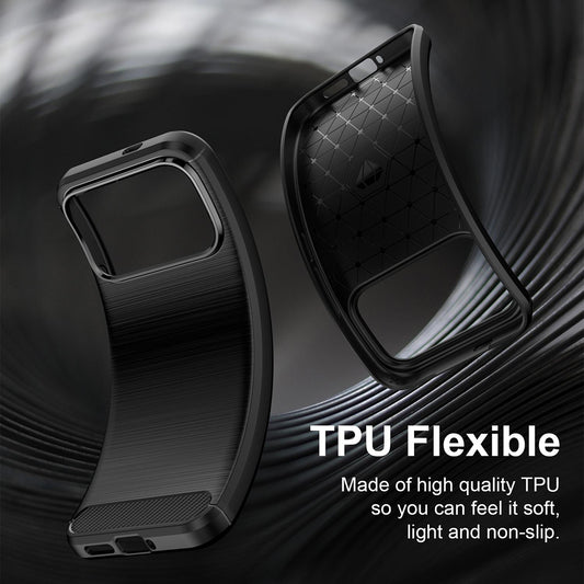 Kuori Xiaomi Poco F9 Pro:lle, Techsuit, Hiili, Musta