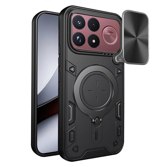 Suojakuori Xiaomi Poco F9 Ultra -puhelimelle, Techsuit CamGuard Pro, musta