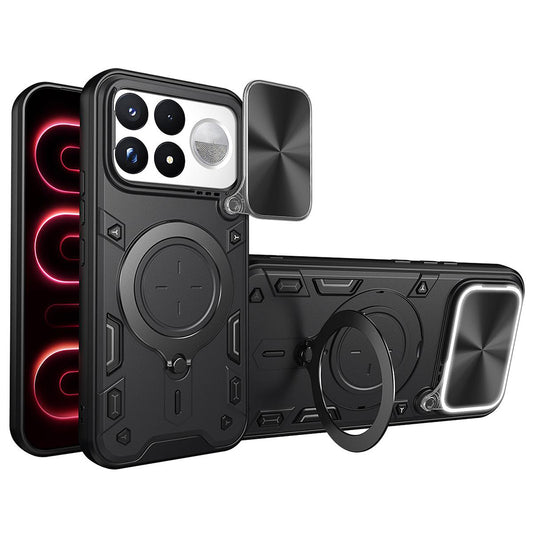 Suojakuori Xiaomi Poco F9 Ultra -puhelimelle, Techsuit CamGuard Pro, musta