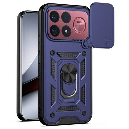Suojakuori Xiaomi Poco F9 Ultra -puhelimelle, Techsuit, CamShield, sininen