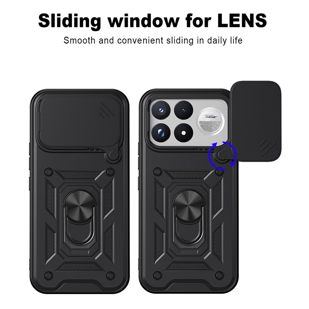 Suojakuori Xiaomi Poco F9 Ultra -puhelimelle, Techsuit, CamShield, sininen