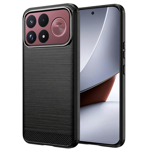 Suojakuori Xiaomi Poco F9 Ultra -puhelimelle, Techsuit, hiilikuitu, musta
