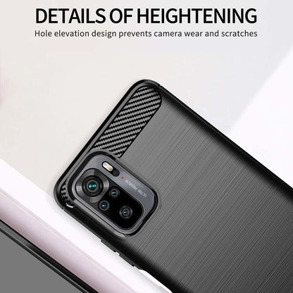 Case for Xiaomi Poco M5s / Redmi Note 10S / Note 10, Techsuit, Carbon, Black