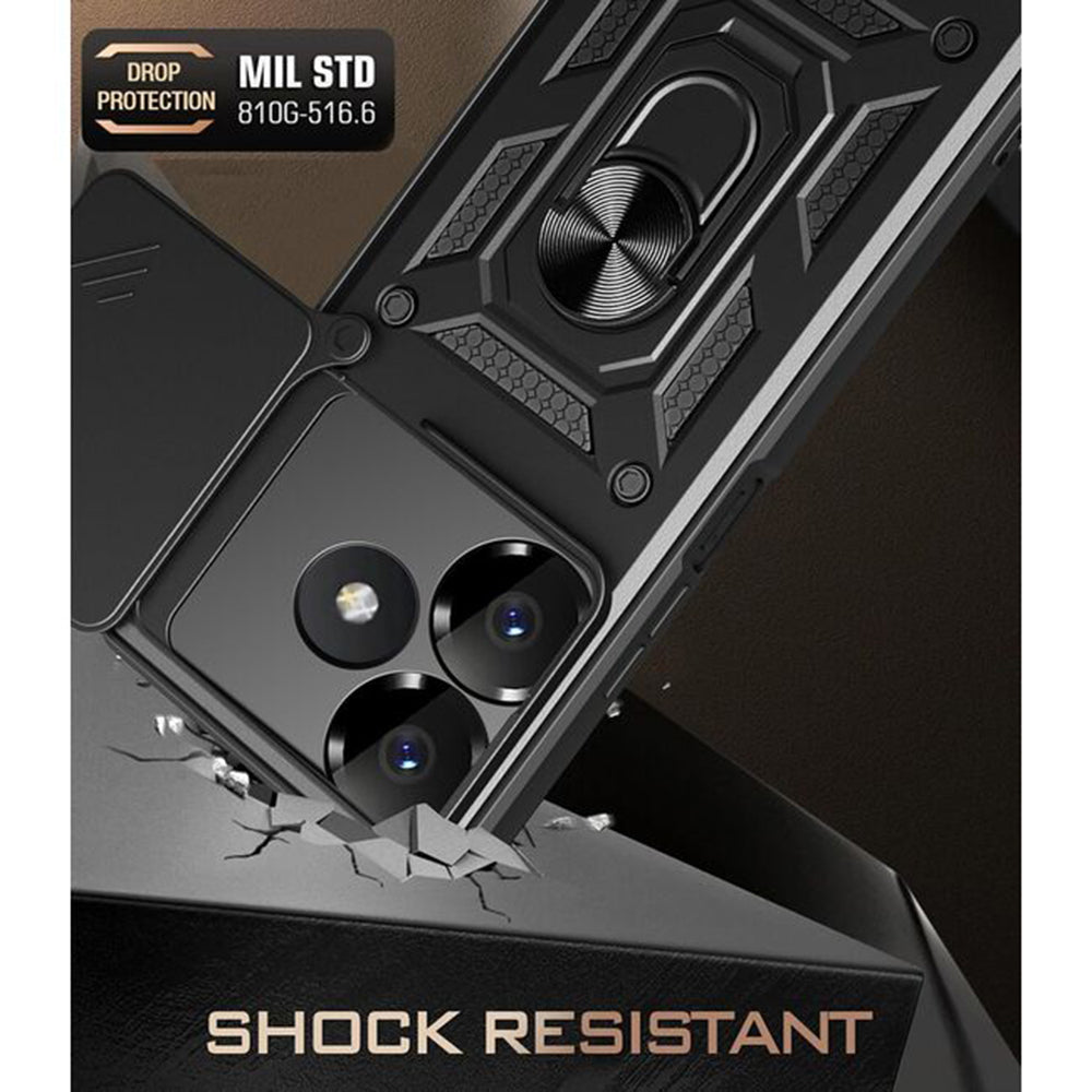 Suojakotelo Xiaomi Poco M6 4G / Redmi 13, Techsuit, CamShield, Sininen