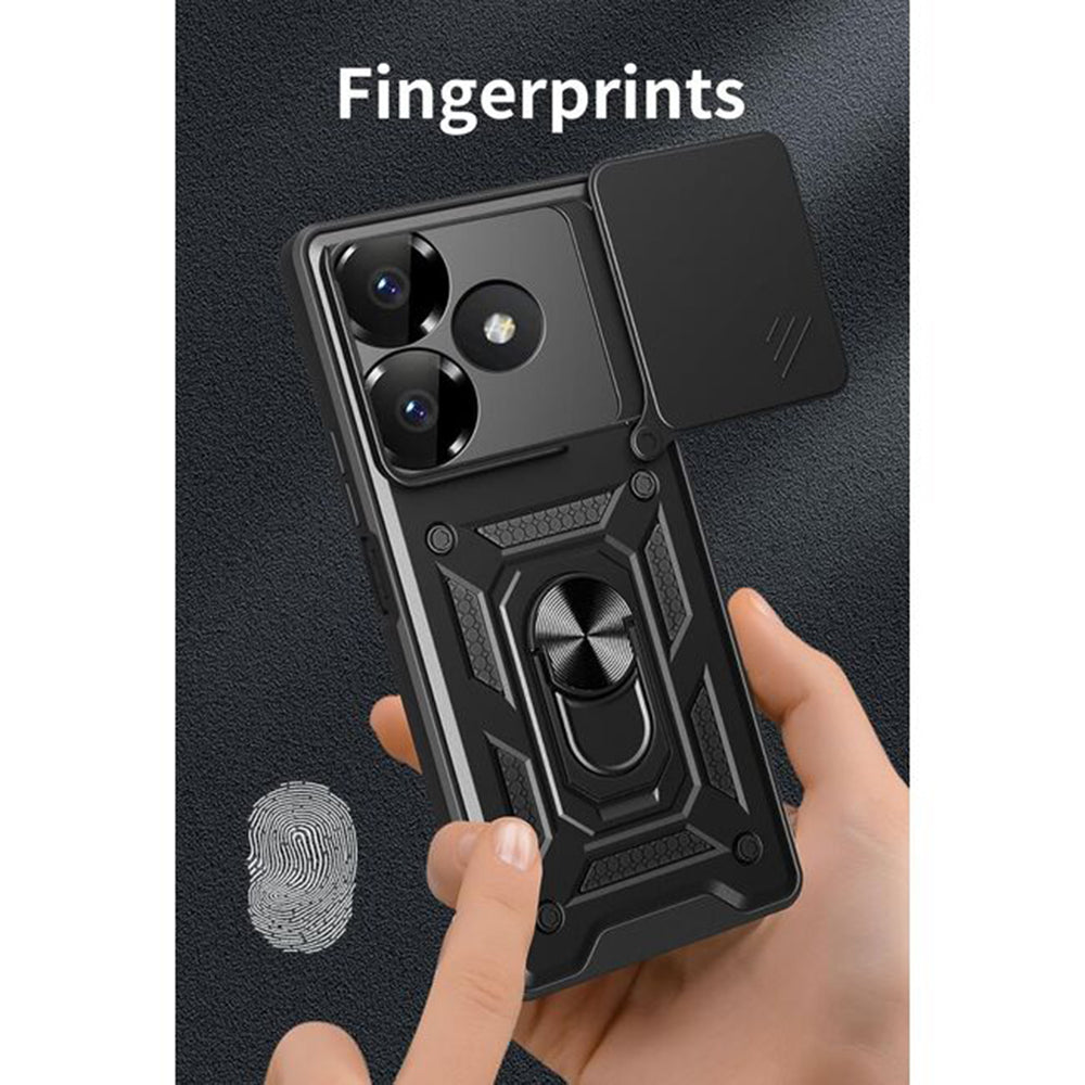 Suojakotelo Xiaomi Poco M6 4G / Redmi 13, Techsuit, CamShield, Sininen