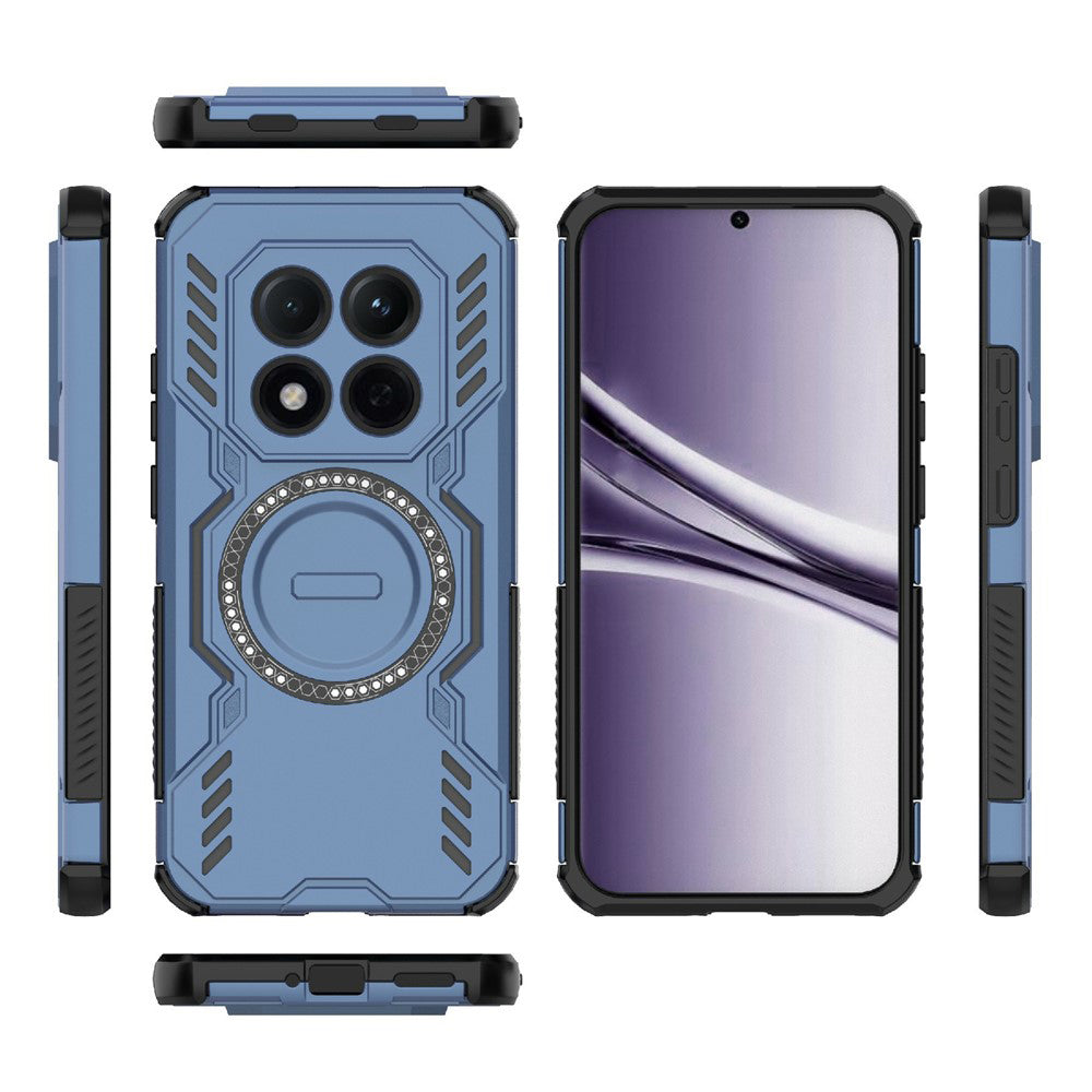 MagSafe Case for Xiaomi Poco M8 Pro / Redmi Note 15 Pro+ 5G, Techsuit, ArmorMag, Blue