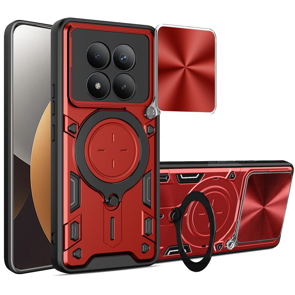 Suojakotelo Xiaomi Poco M8 Pro / Redmi Note 15 Pro+ 5G, Techsuit, CamGuard Pro, Punainen