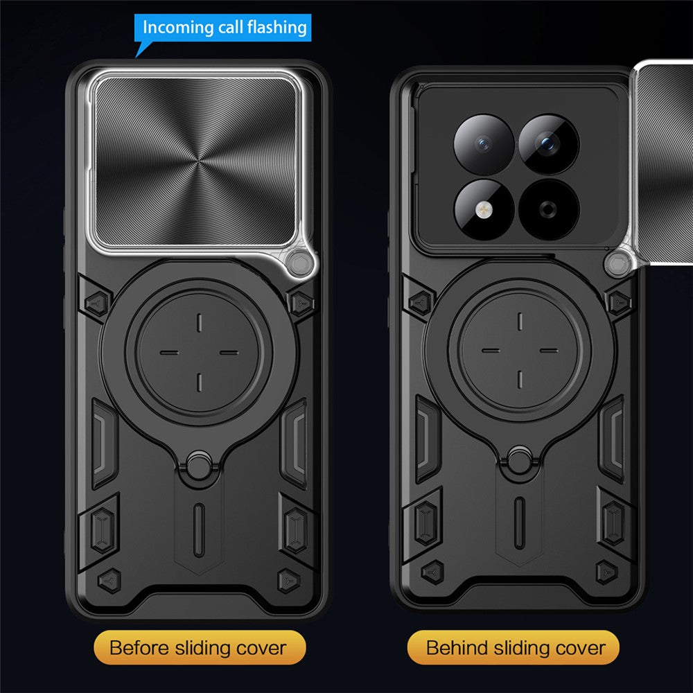 Suojakotelo Xiaomi Poco M8 Pro / Redmi Note 15 Pro+ 5G, Techsuit, CamGuard Pro, Kultainen Vaaleanpunainen