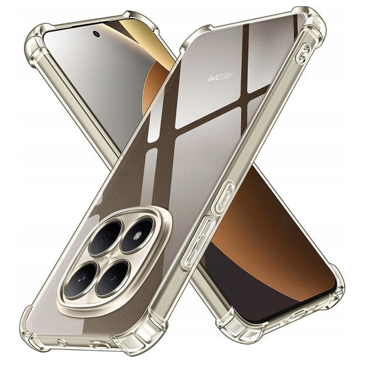 Suojakotelo Xiaomi Poco M8 Pro / Redmi Note 15 Pro+ 5G, Techsuit, Iskunkestävä, Läpinäkyvä