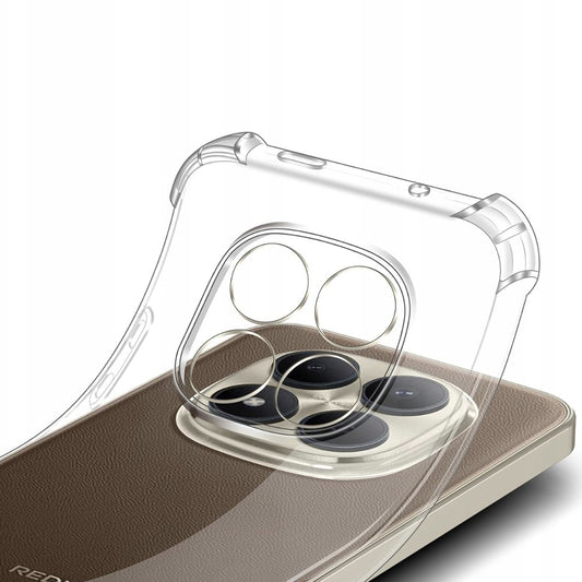 Suojakotelo Xiaomi Poco M8 Pro / Redmi Note 15 Pro+ 5G, Techsuit, Iskunkestävä, Läpinäkyvä