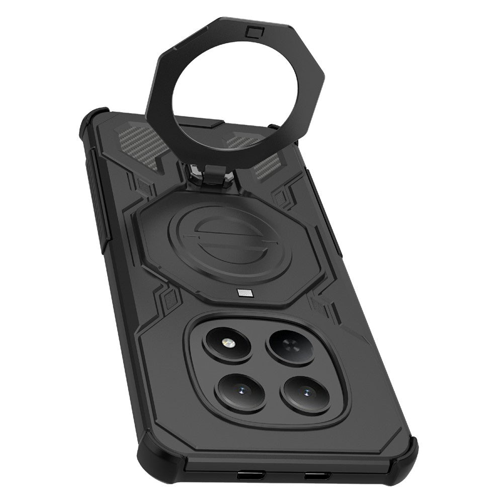 Suojakotelo Xiaomi Poco M8 / Redmi Note 15 5G, Techsuit, Carbon Shield Pro, Musta