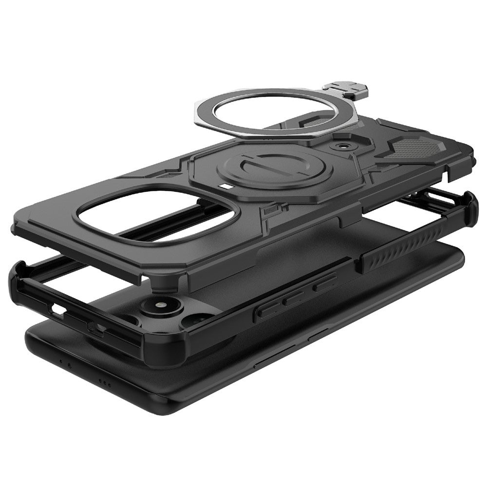 Suojakotelo Xiaomi Poco M8 / Redmi Note 15 5G, Techsuit, Carbon Shield Pro, Musta