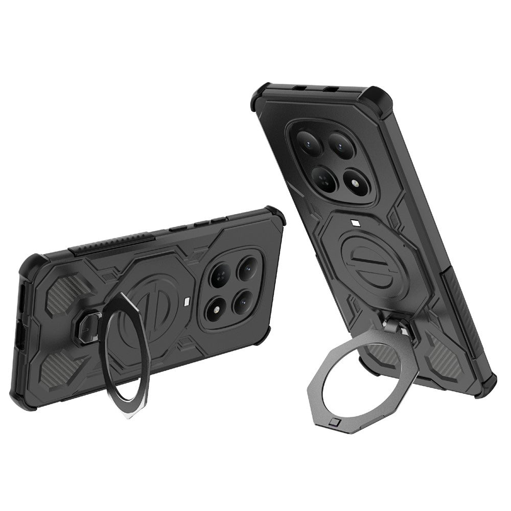 Suojakotelo Xiaomi Poco M8 / Redmi Note 15 5G, Techsuit, Carbon Shield Pro, Musta