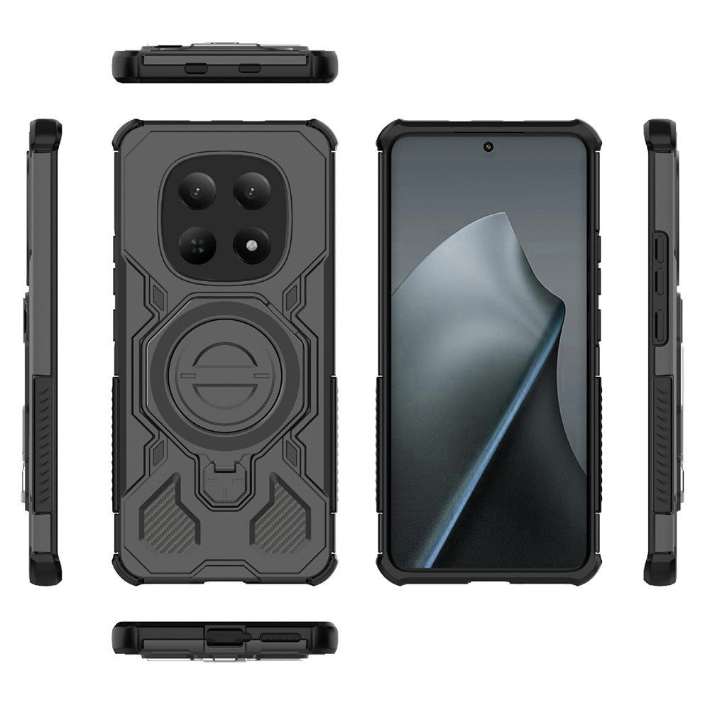Suojakotelo Xiaomi Poco M8 / Redmi Note 15 5G, Techsuit, Carbon Shield Pro, Musta
