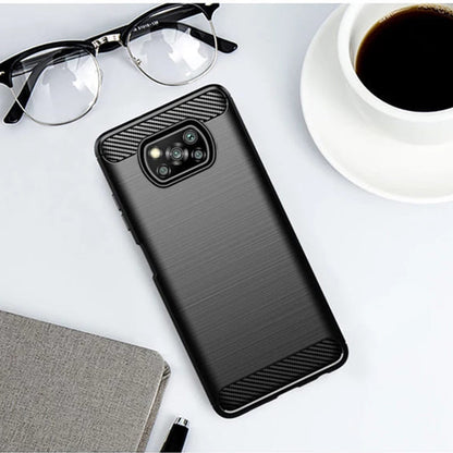 Case for Xiaomi Poco X3 Pro / X3 NFC / X3, Techsuit, Carbon, Black