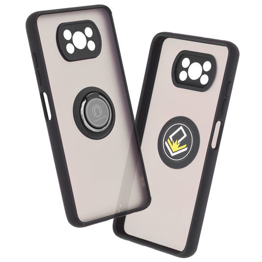 Kuori Xiaomi Poco X3 Pro / X3 NFC / X3:lle, Techsuit, Glinth, Musta