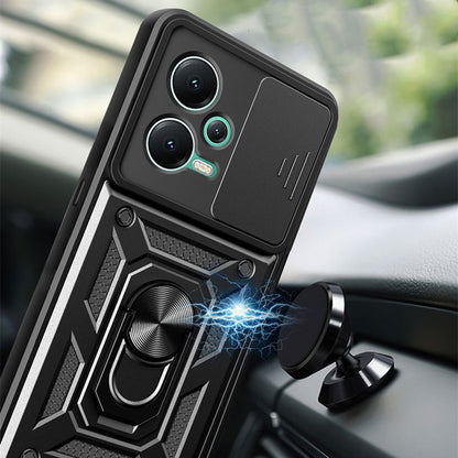 Case for Xiaomi Poco X5 / Note 12 5G, Techsuit, CamShield, Black
