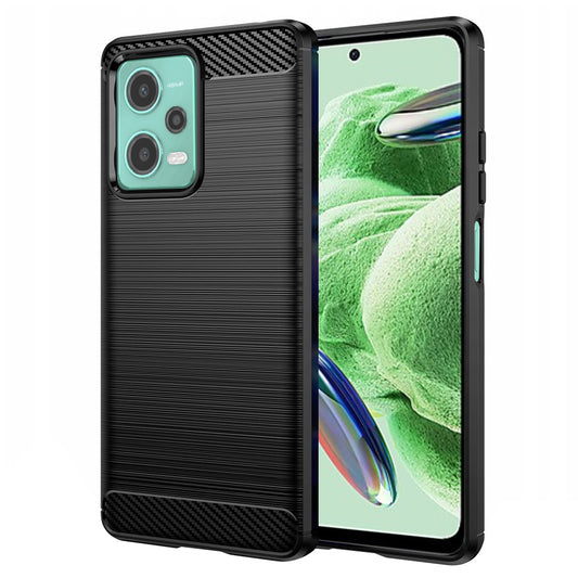 Kuori Xiaomi Poco X5 / Note 12 5G:lle, Techsuit, Hiili, Musta