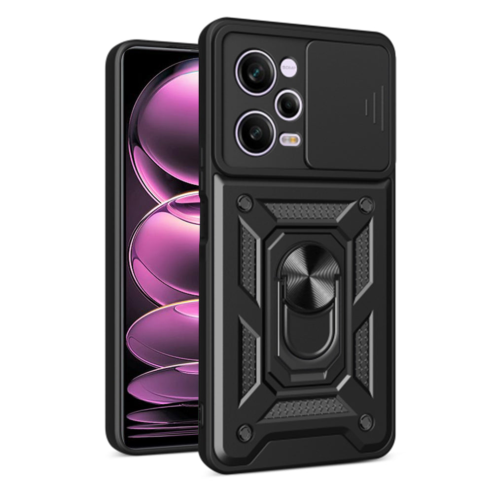 Case for Xiaomi Poco X5 Pro / Redmi Note 12 Pro 5G, Techsuit, CamShield, Black