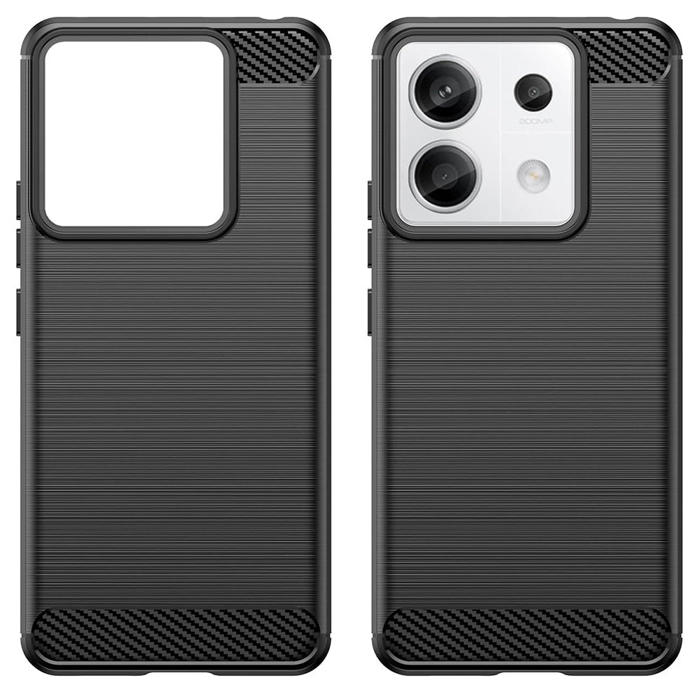 Kuori Xiaomi Poco X6 / Note 13 Pro 5G:lle, Techsuit, Hiili, Musta