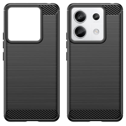 Kuori Xiaomi Poco X6 / Note 13 Pro 5G:lle, Techsuit, Hiili, Musta