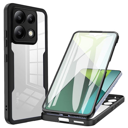 Kuori Xiaomi Poco X6 / Note 13 Pro 5G:lle, Techsuit, ColorVerse 360, Musta