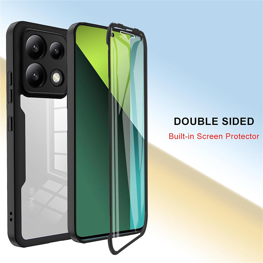 Kuori Xiaomi Poco X6 / Note 13 Pro 5G:lle, Techsuit, ColorVerse 360, Musta