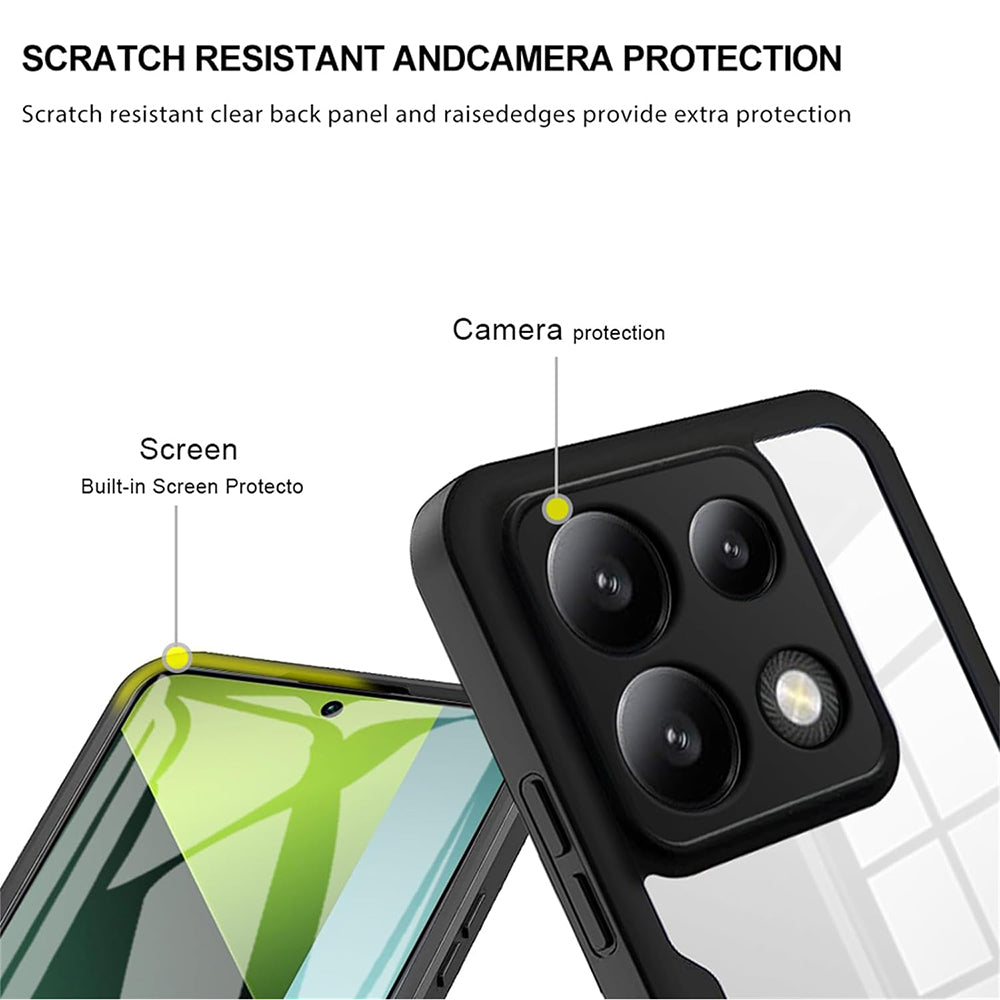 Kuori Xiaomi Poco X6 / Note 13 Pro 5G:lle, Techsuit, ColorVerse 360, Musta